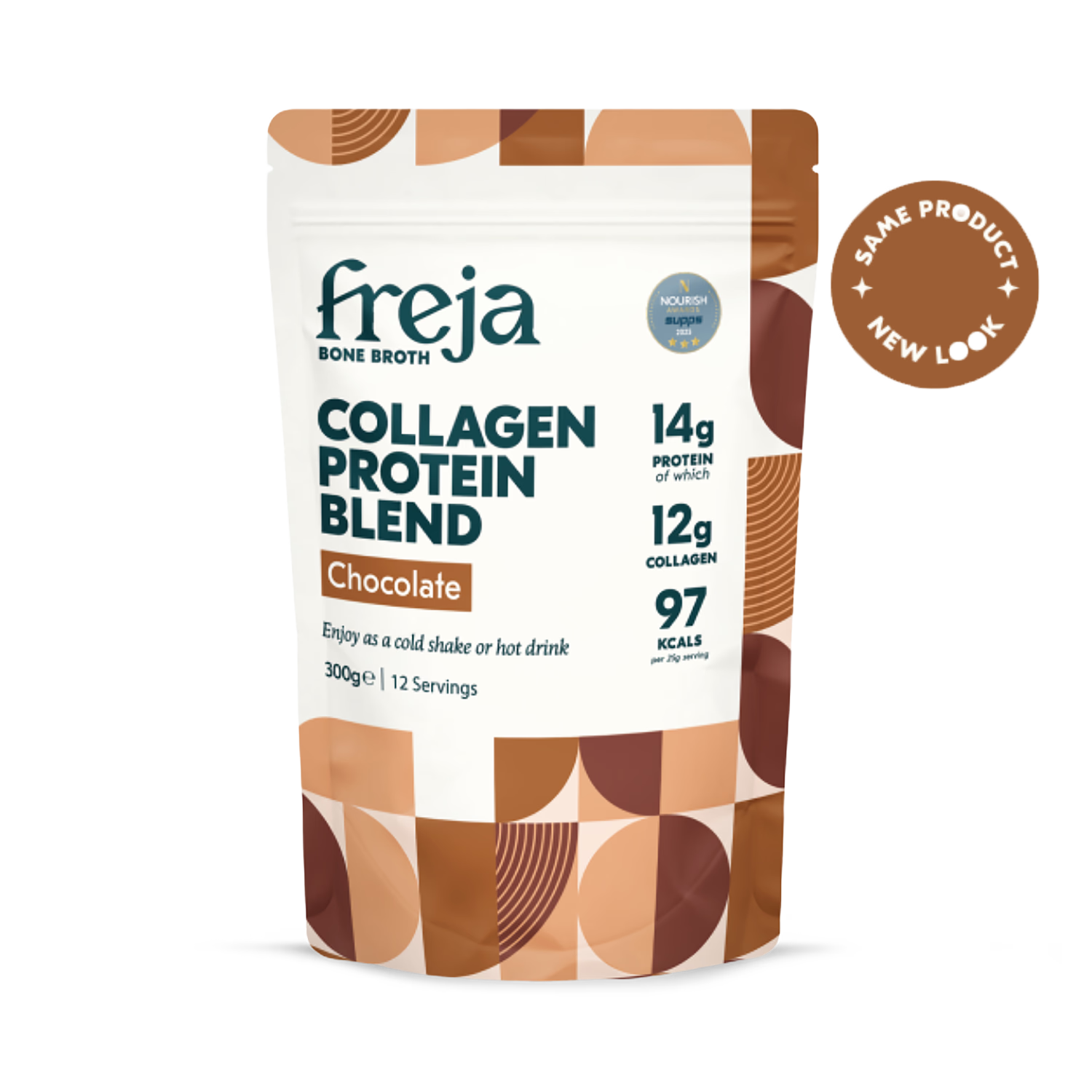 Freja Chocolate Collagen Protein Shake (British brand)