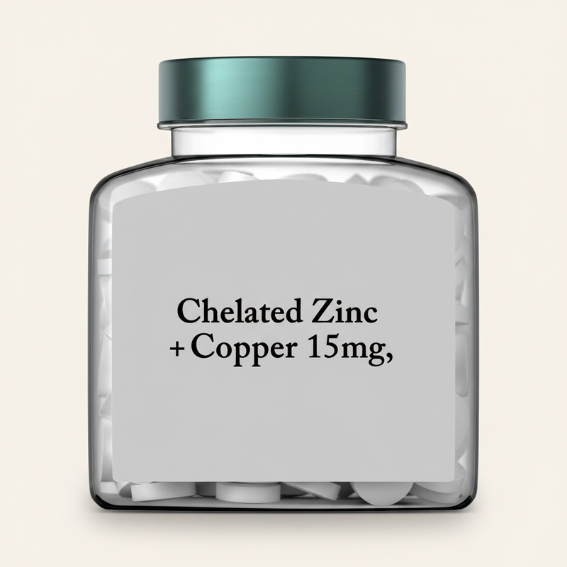 Holland & Barrett Zinc Copper 15mg 120 Tablets, UK version