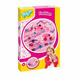 Totum foam bracelet making kit pink and lilac - British product