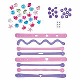 Totum foam bracelet making kit pink and lilac - British product