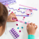 Totum foam bracelet making kit pink and lilac - British product