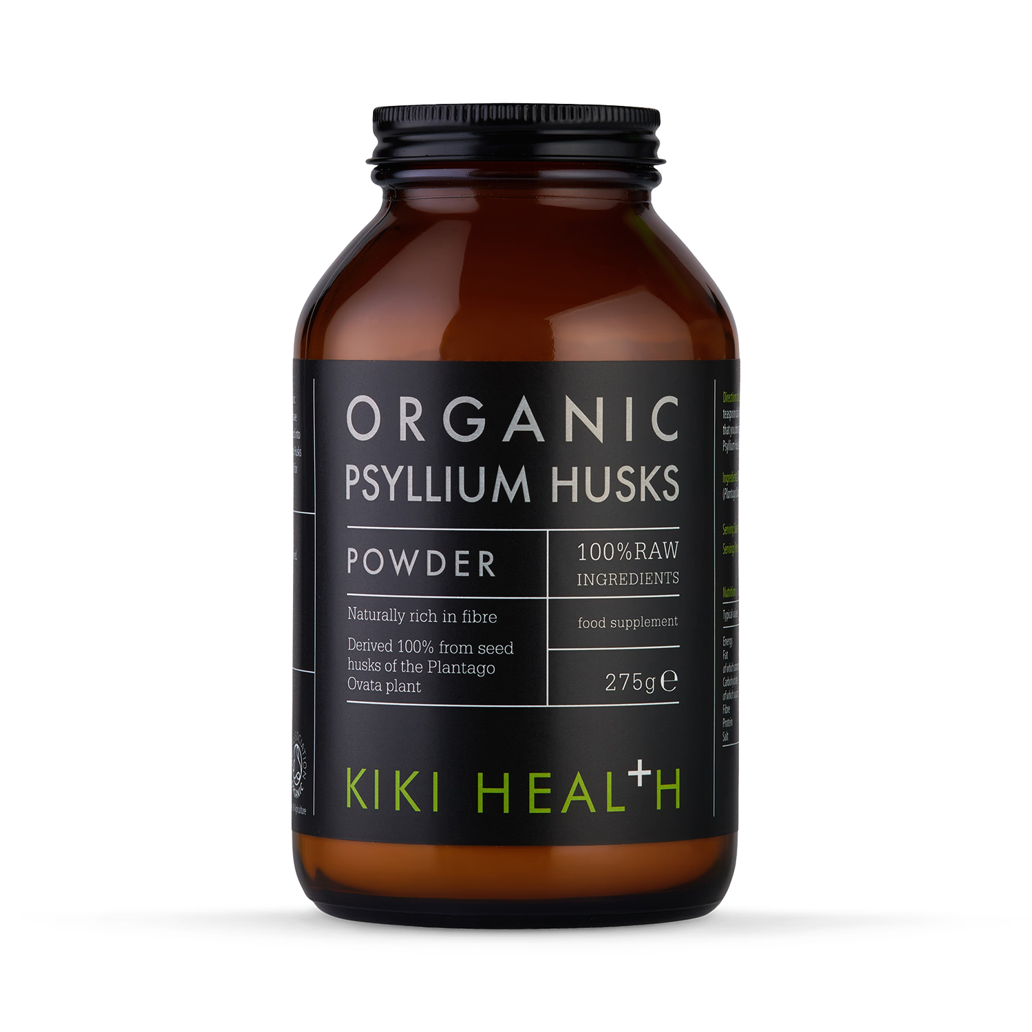 KIKI Health Psyllium Husk Powder 275g (British brand)
