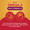 Seven Seas Omega-3 max strength 30 capsules, imported from the UK