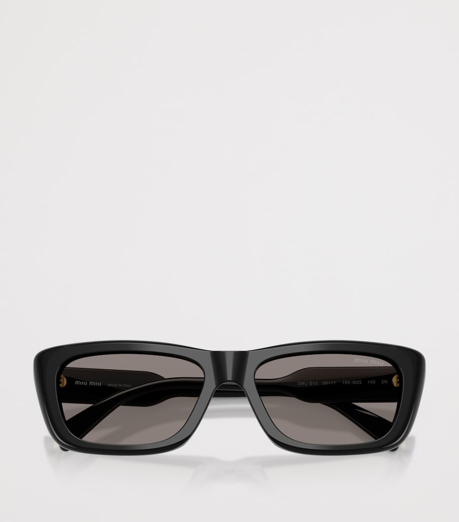 Miu Miu acetate rectangle sunglasses, imported from the UK