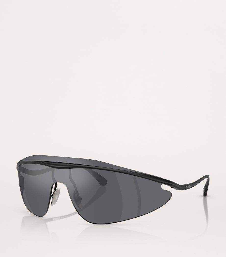 Ferrari irregular metal sunglasses with UV protection, imported from the UK