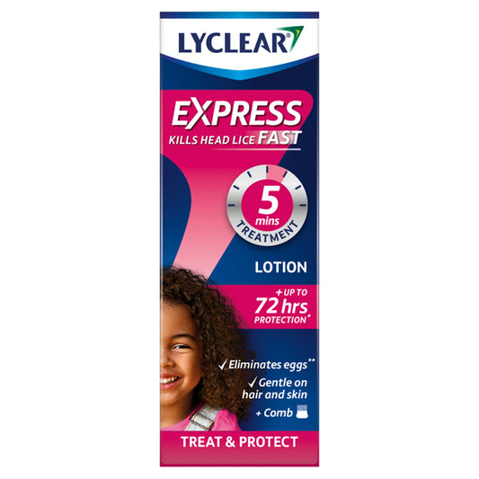 Lyclear Head Lice Express Lotion 100ml baby & children's healthcare Sainsburys   