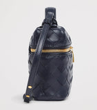 Bottega Veneta Bang Bang vanity case Intrecciato weave calfskin, imported from the UK
