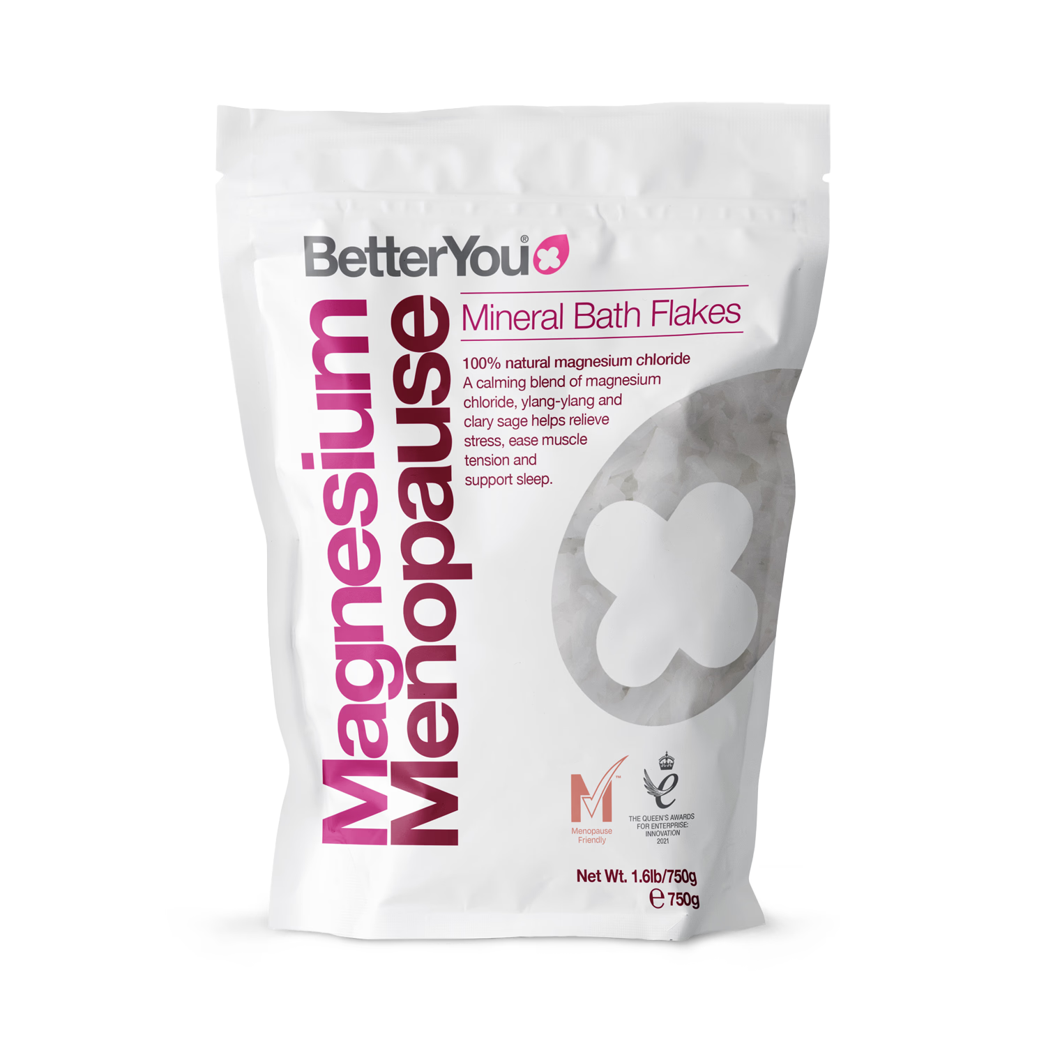 Betteryou Menopause Bath Flakes 750g (British brand)