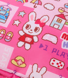 Miki House pixel art backpack with Usako the Bunny mascot (British brand)