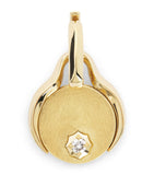 Jade Trau mini yellow gold diamond charm (British brand)