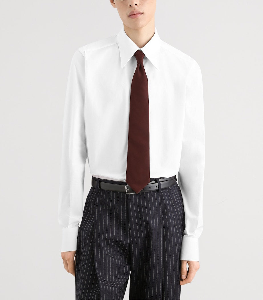 Dolce Gabbana satin jacquard tie 8cm, UK version