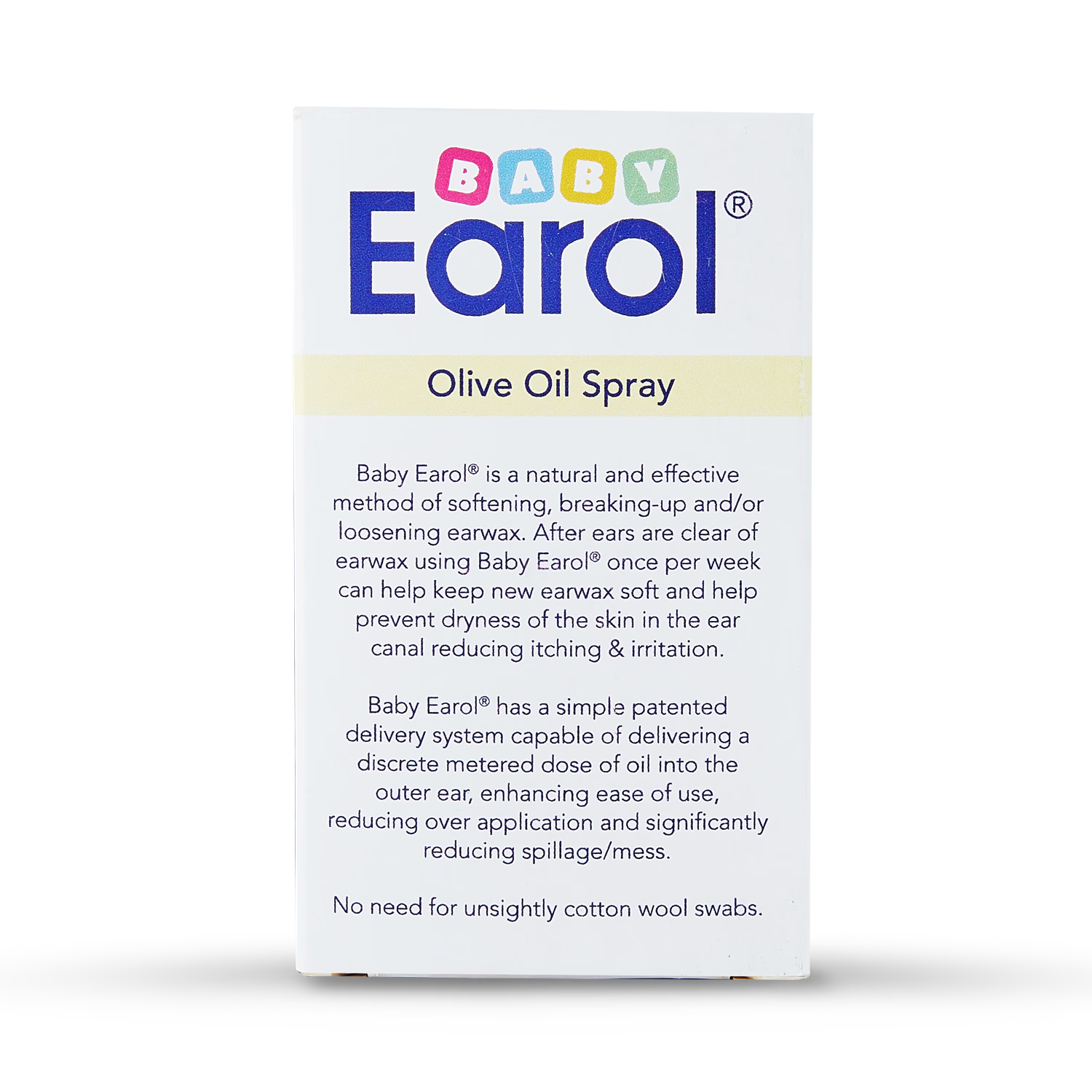 Earol baby olive oil ear spray 10ml, UK version
