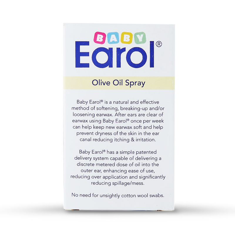 Earol baby olive oil ear spray 10ml, UK version