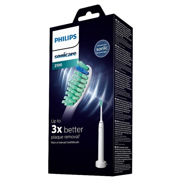 Philips Sonicare Sonic Electric Toothbrush 2100 Series White GOODS Superdrug   