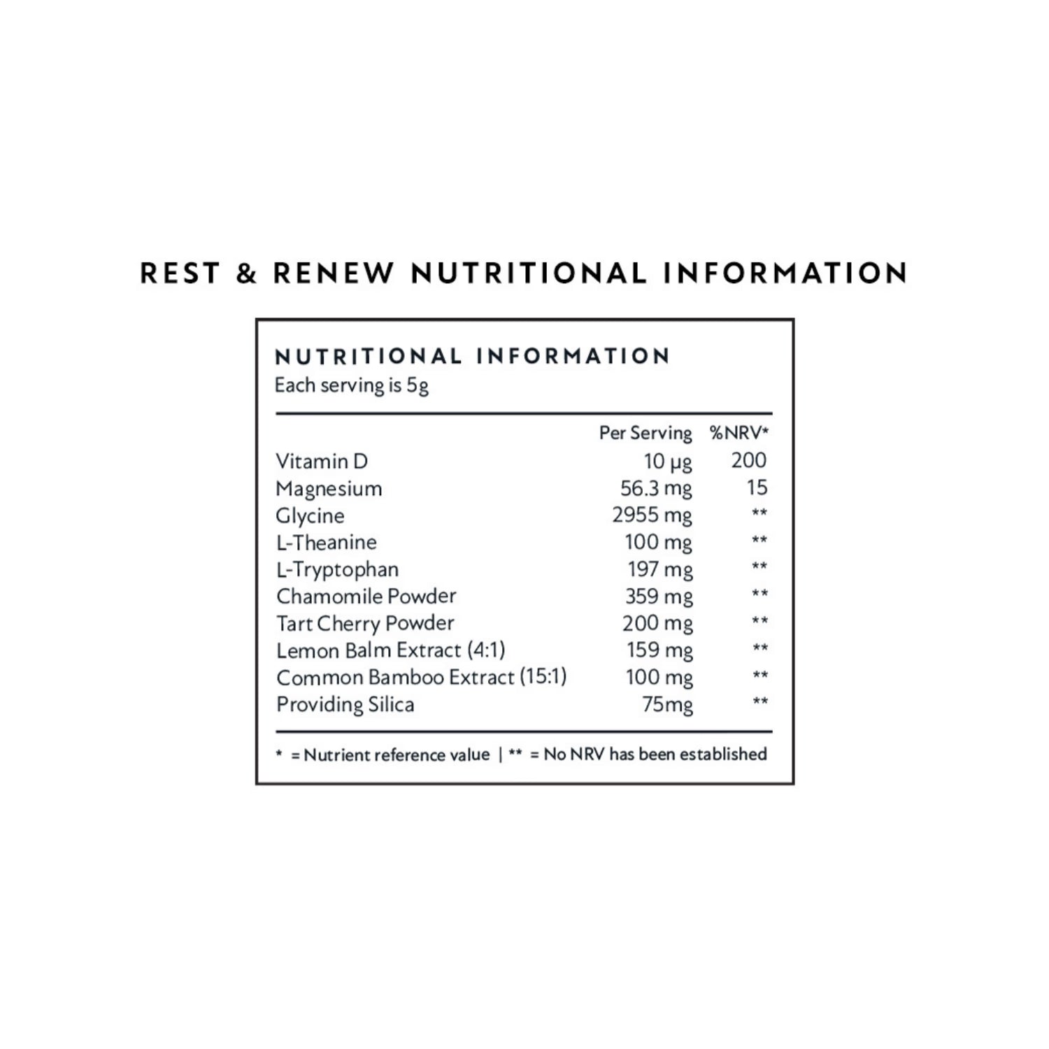 Lumity Rest & Renew sleep powder 140g - British product