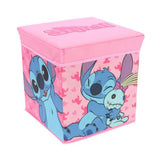Disney Stitch pink storage cube stool 30cm, UK version