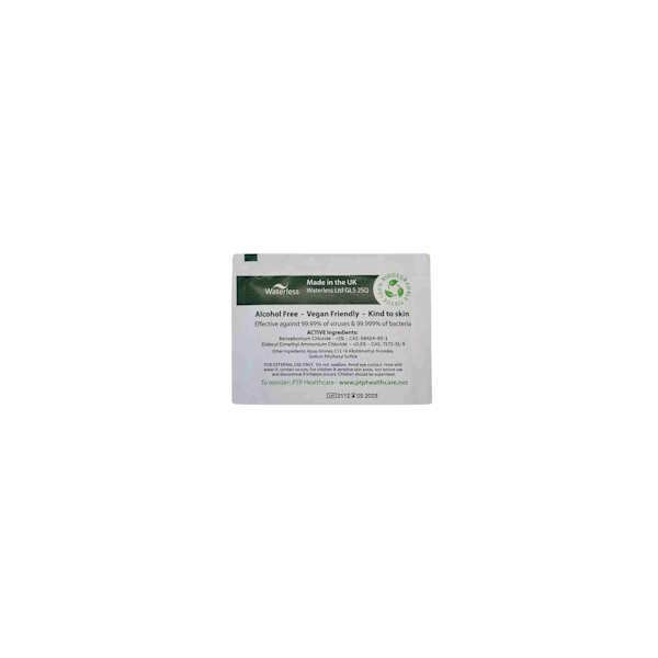 Nilaqua biodegradable sanitizing sachets 100 pack, UK version