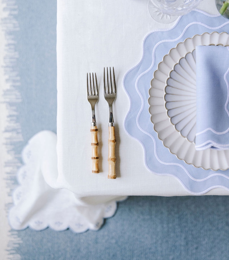 Maison Margaux Bella Blue napkins set of 4, imported from the UK