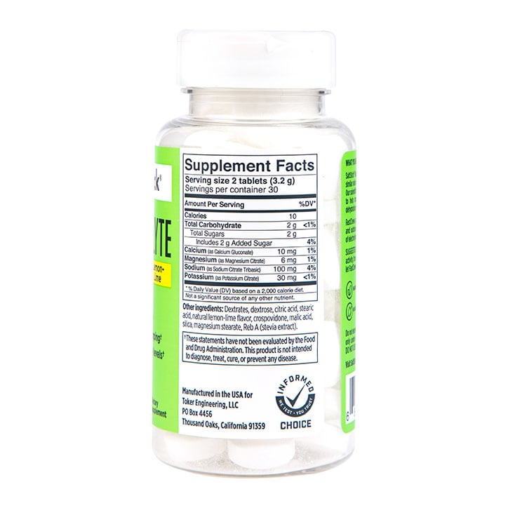 Salt Stick Fastchews Lemon & Lime 60 tyggetabletter - McGrocer