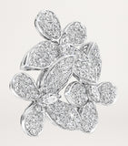 Graff white gold diamond butterfly clip-on earrings - British product