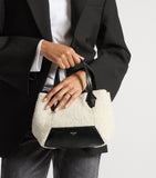 Jimmy Choo Diamond Small Shearling Tote Bag, UK version