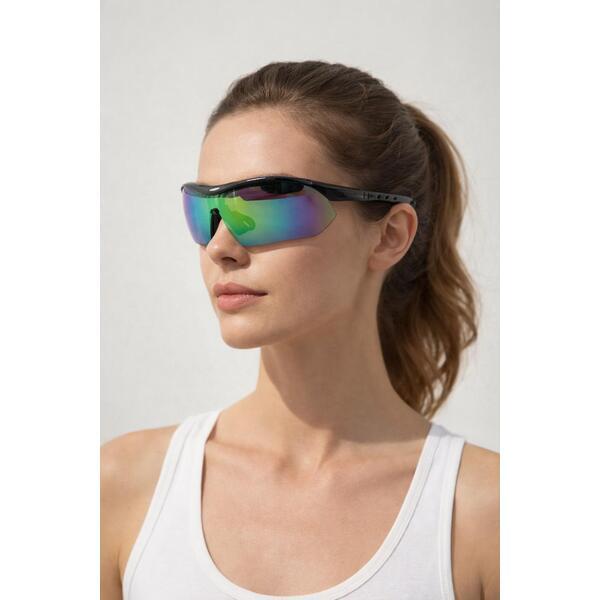 SVNX Outdoor Sports Racer sunglasses multi lens with case, imported from the UK