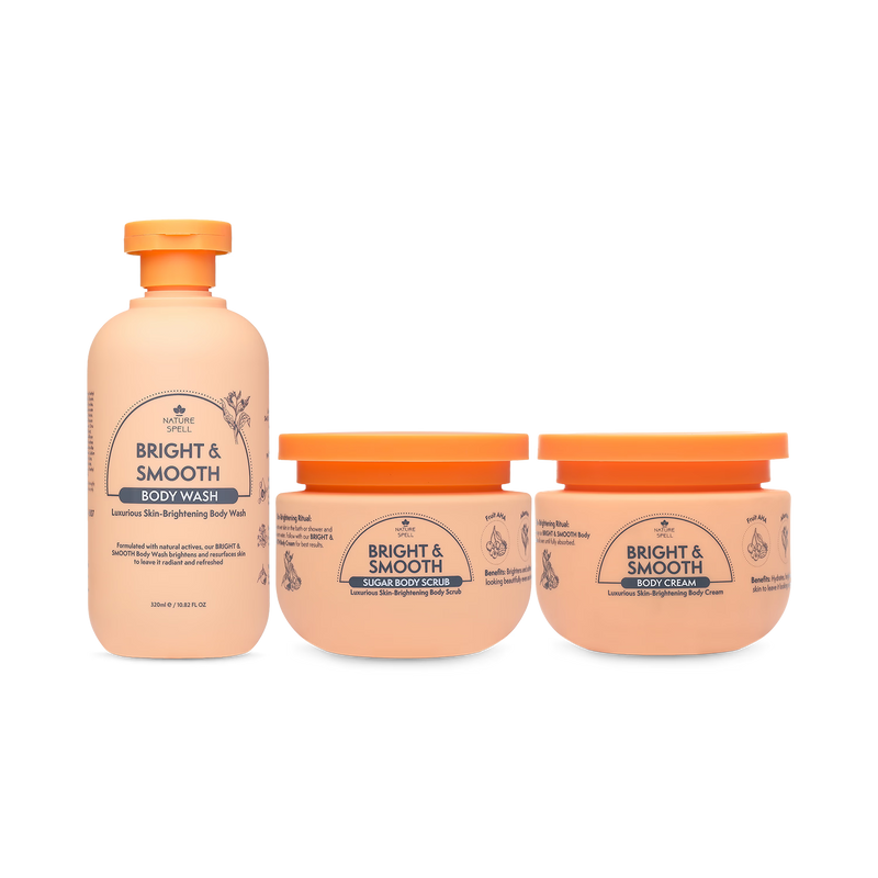 Nature Spell Bright & Smooth bodycare set - British product