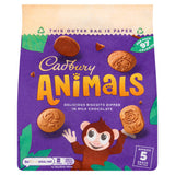 Cadbury Chocolate Animals Biscuits pack 5x19.9g GOODS Sainsburys   