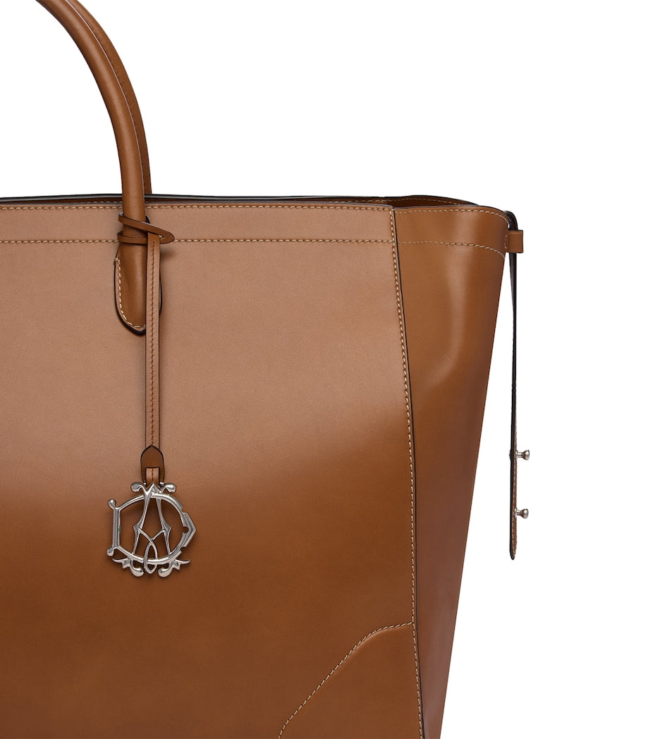 Dunhill monogram charm with leather strap, UK version