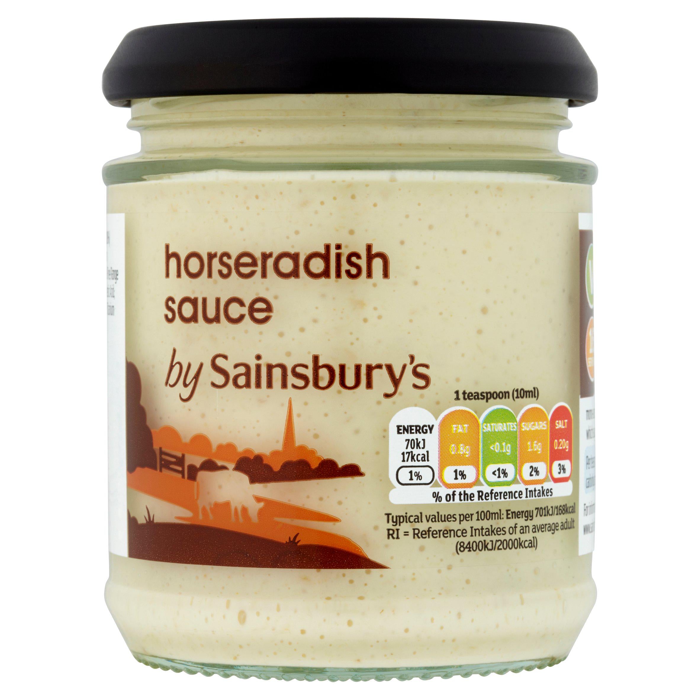 Sainsbury's Horseradish Sauce 160ml Condiments Sainsburys   