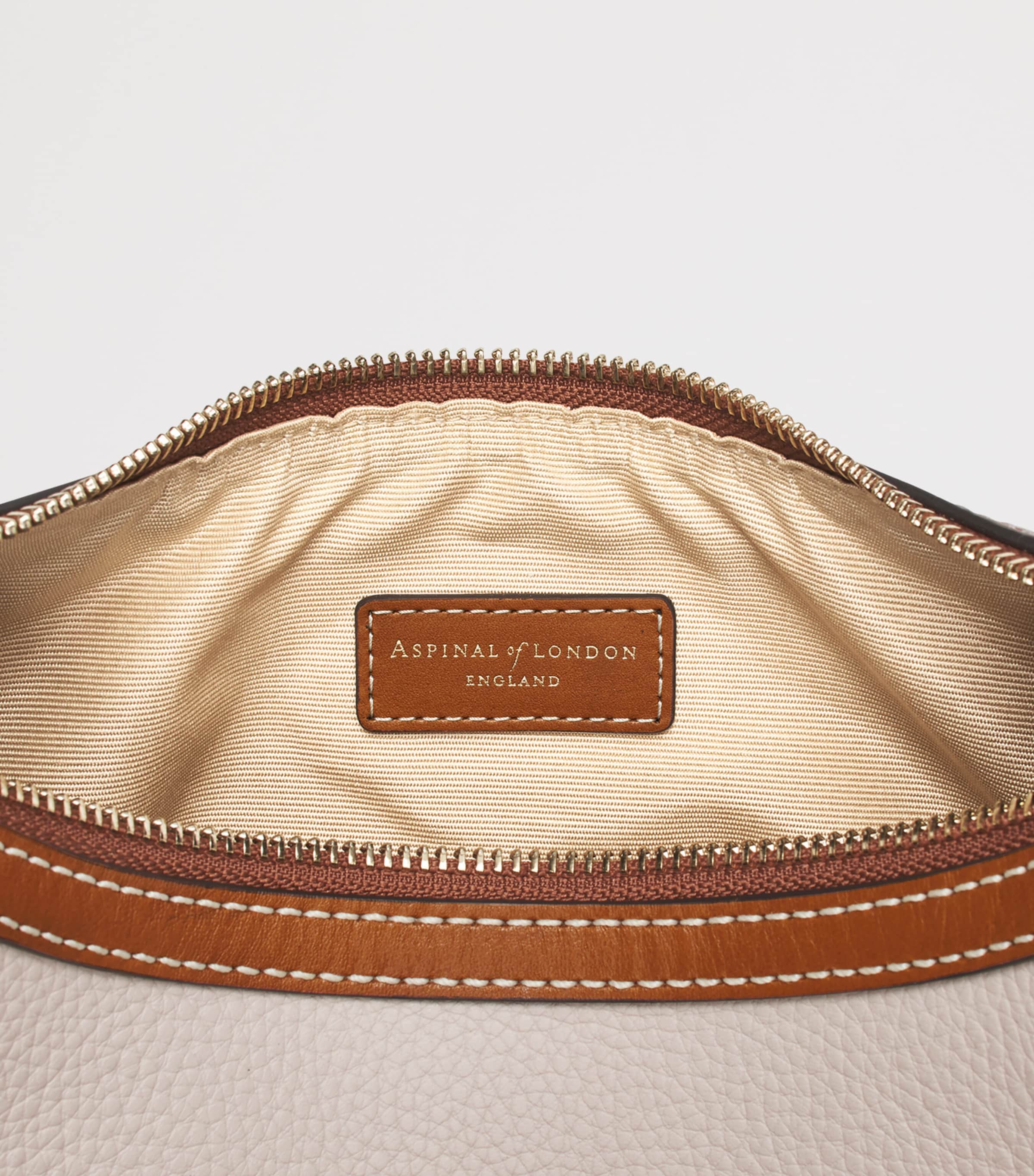 Aspinal of London small leather Soho Crescent shoulder bag, UK version