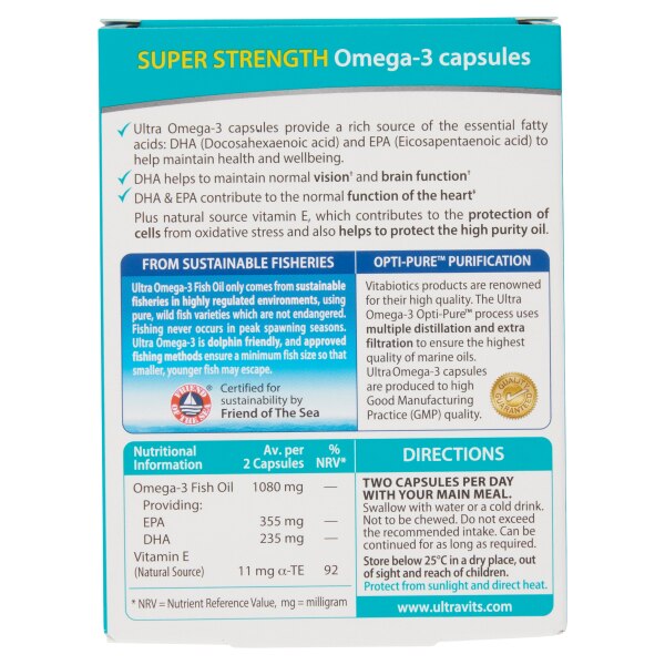 Vitabiotics Ultra Omega-3 x 60 GOODS Superdrug   