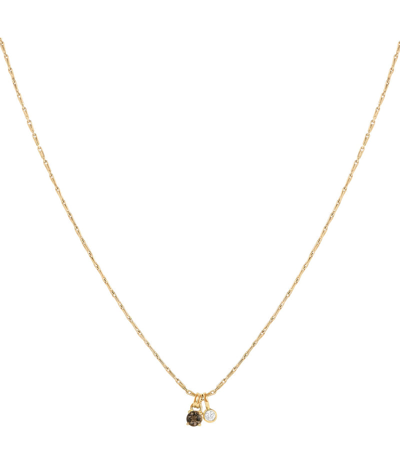 Yellow Gold-Plated Charm Necklace