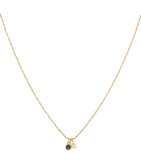 Yellow Gold-Plated Charm Necklace