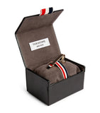 Thom Browne sterling silver tie clip tricolour design (British brand)