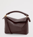 LOEWE mini leather puzzle top-handle bag, imported from the UK