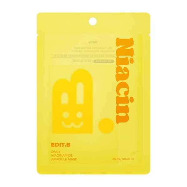 EDIT.B Daily Niacin Ampoule Mask 1pc (British brand)