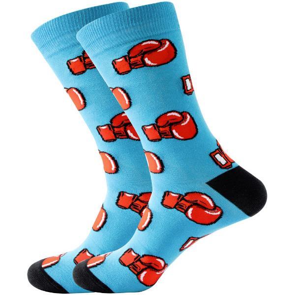 Cozy Noxxiez Soxxiez socks Blue Boxing one size (British brand)
