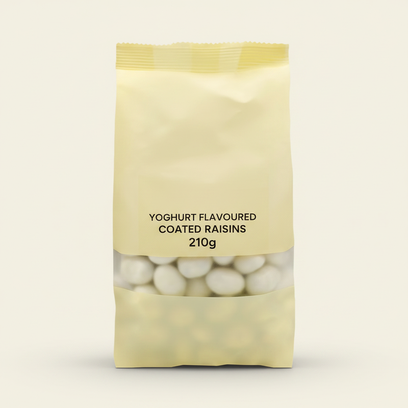 Holland & Barrett yoghurt coated raisins 210g - British product