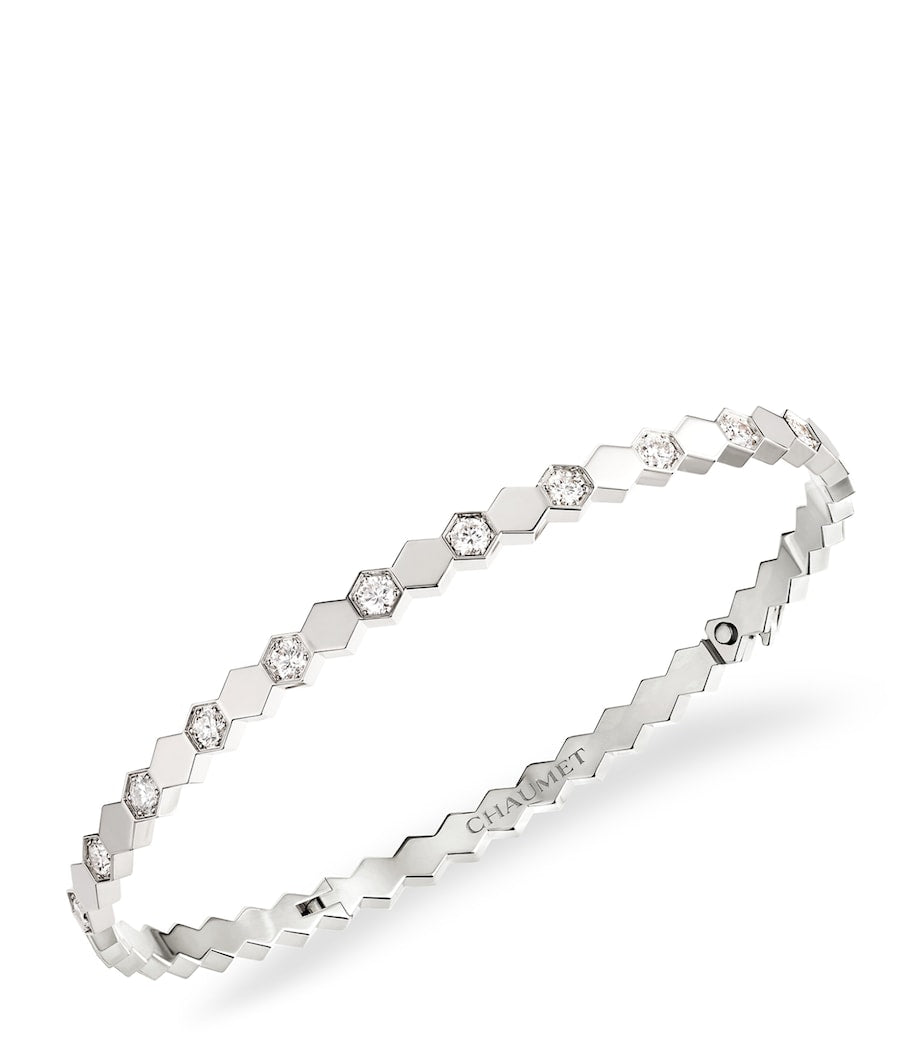 Chaumet Bee de Chaumet white gold diamond bracelet (British brand)