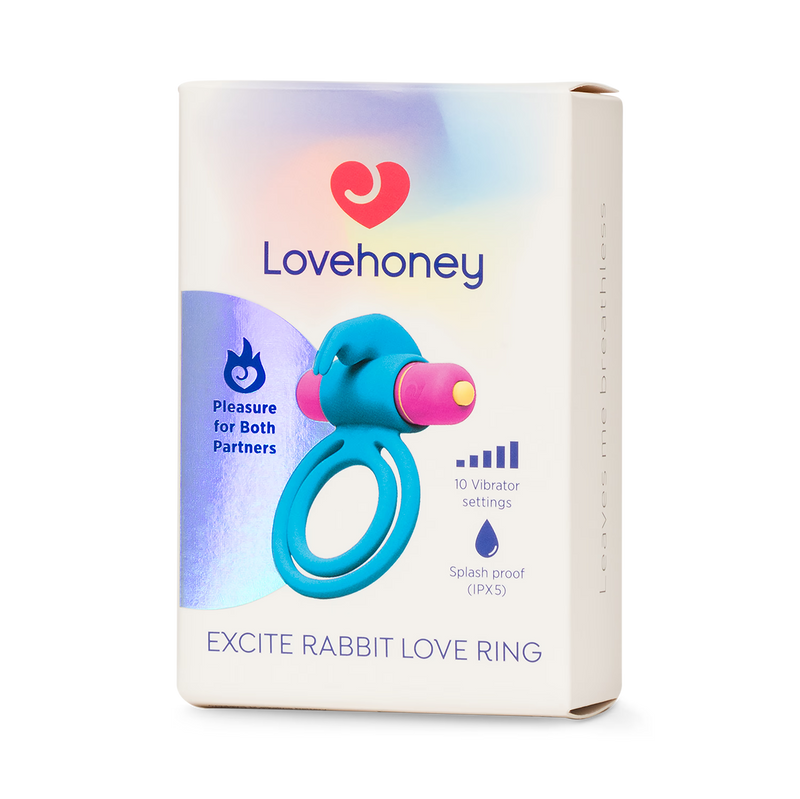 Lovehoney Excite Rabbit vibrating love ring set, UK version