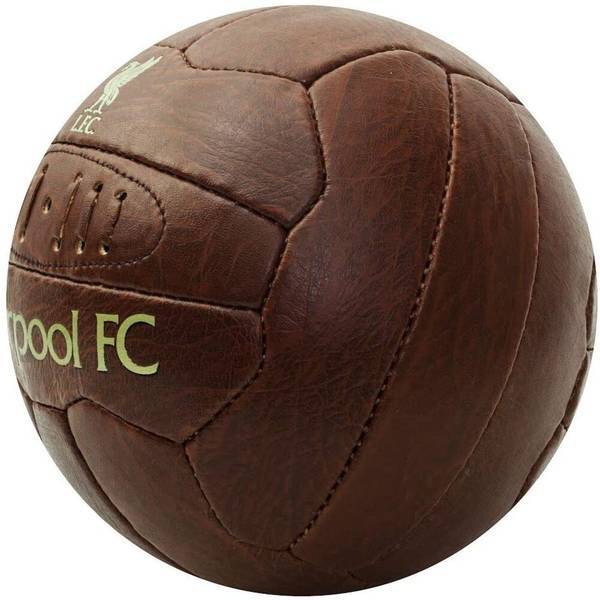 Liverpool FC Retro Football faux leather ball, UK version