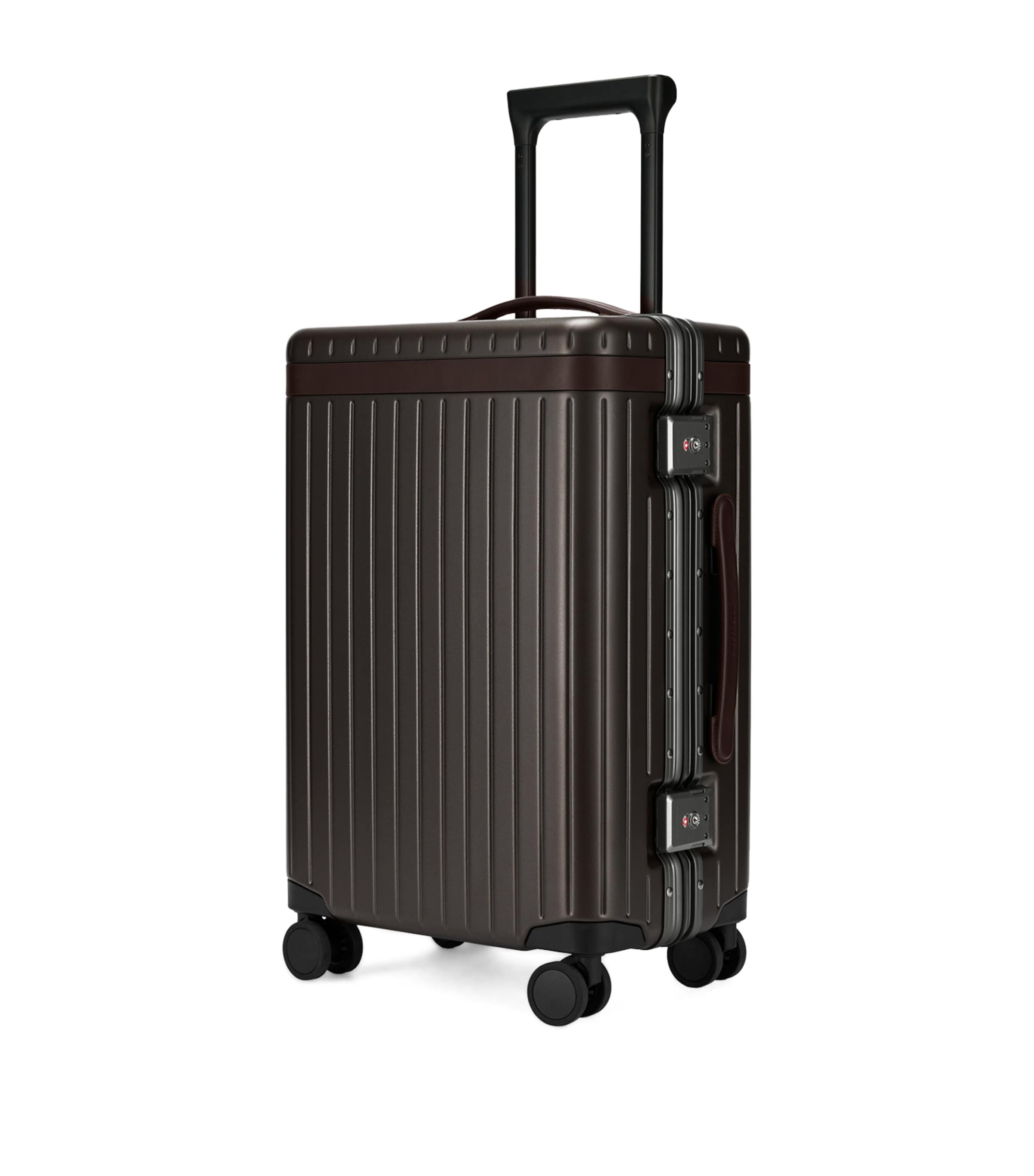 Carl Friedrik carry-on suitcase 56cm hard-shell design (British brand)