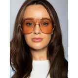 SVNX Wave Mask sunglasses champagne (British brand)