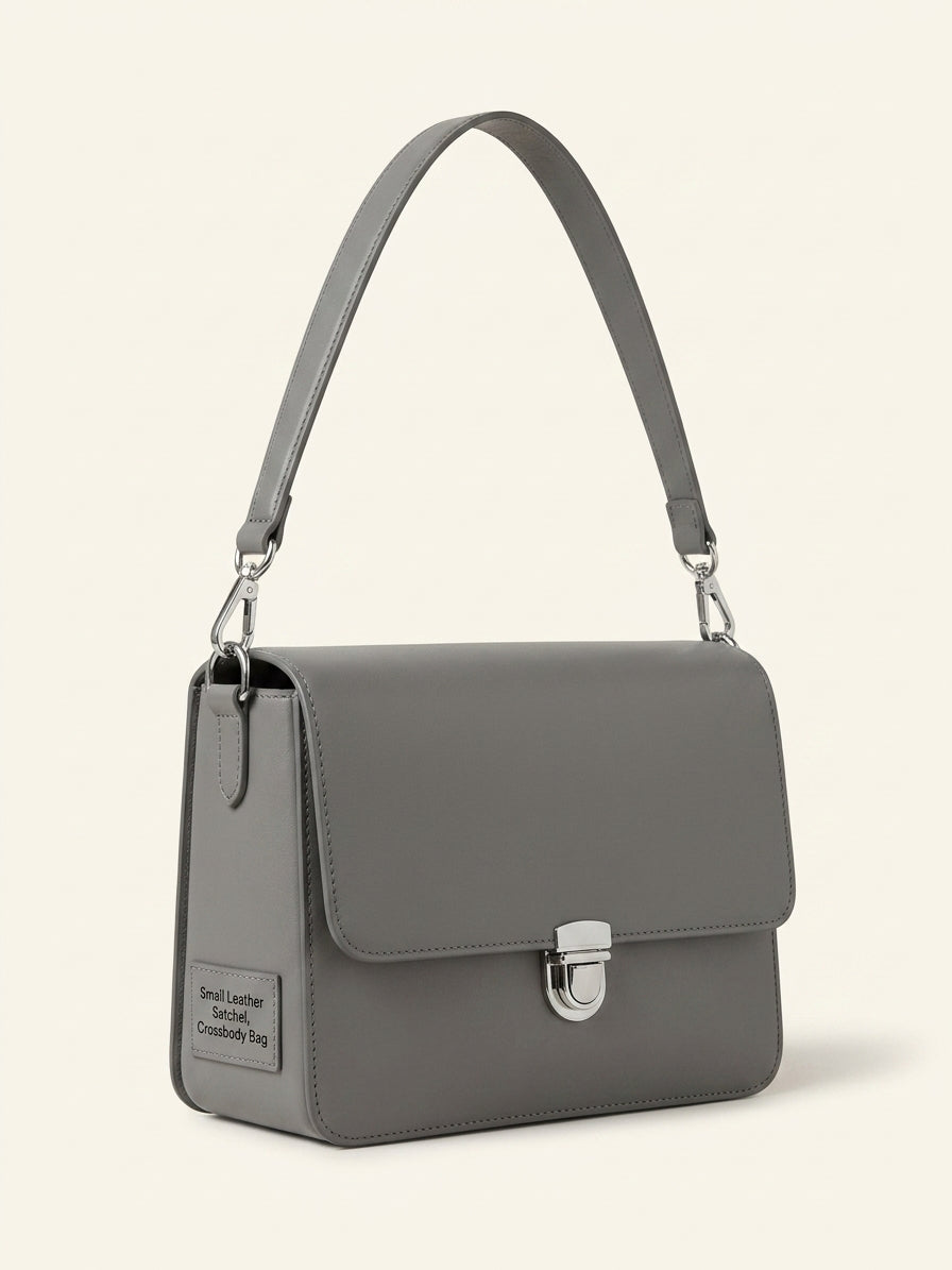 Mulberry Small Amberley classic grain leather satchel bag - British product