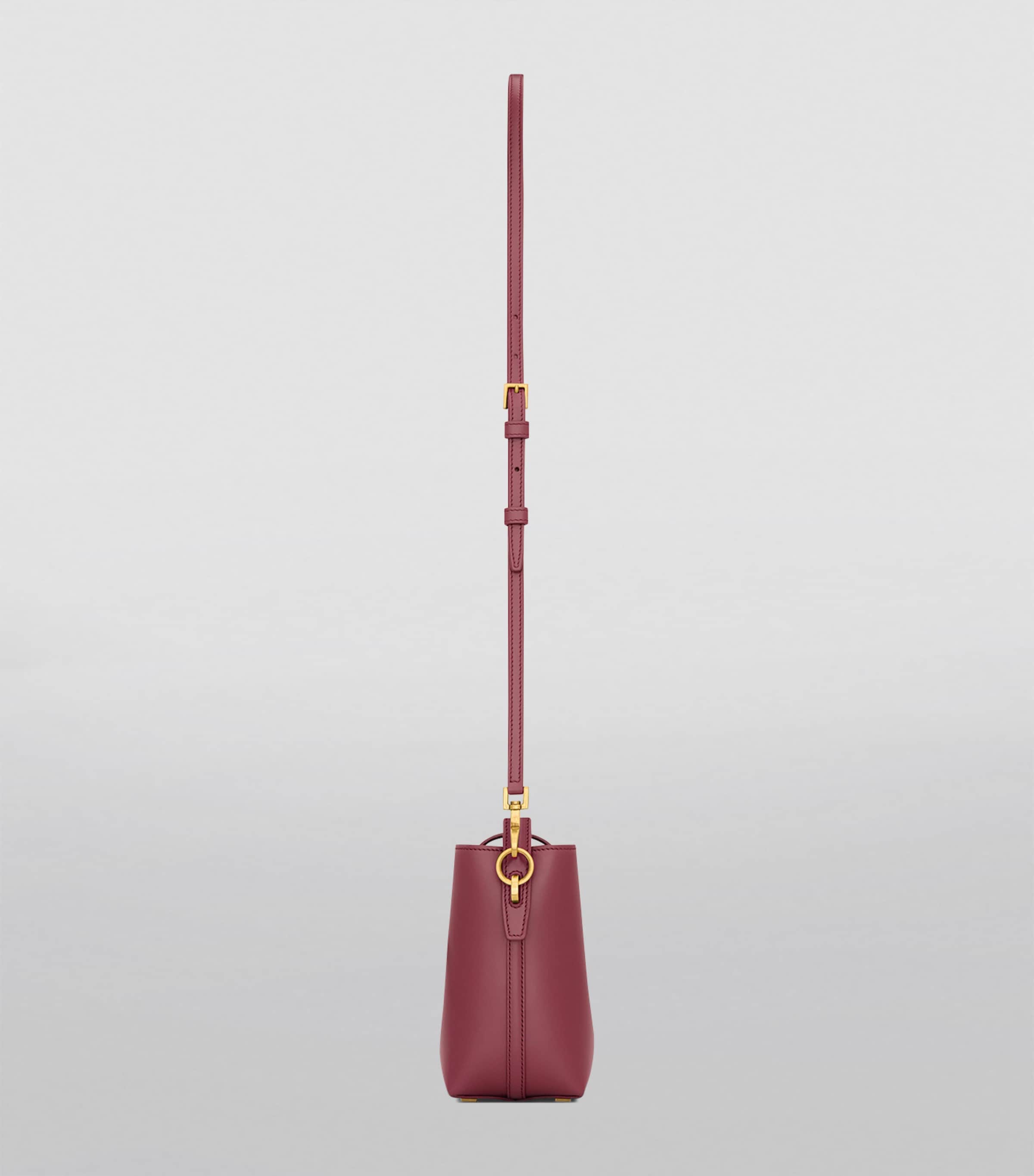 YSL Mini 37 bucket bag in smooth calfskin leather (British brand)