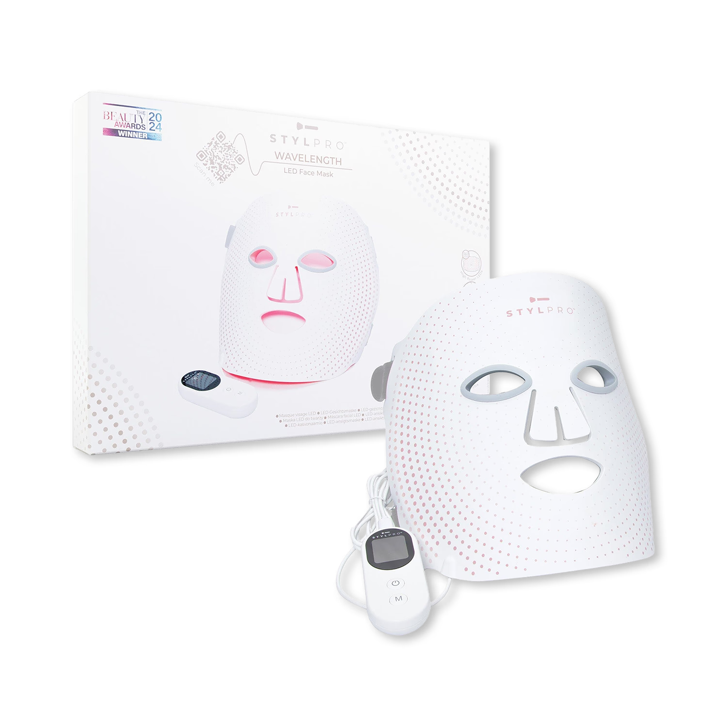 Stylpro Wavelength LED face mask with 360 LEDs - British brand