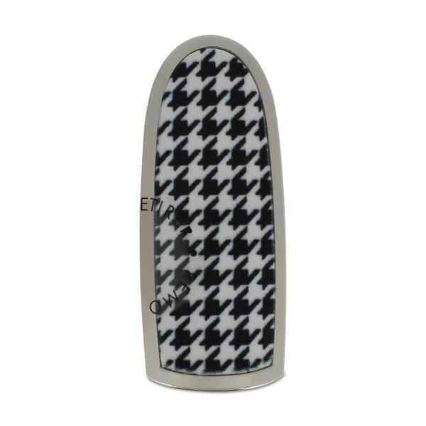 Guerlain Rouge G double mirror lipstick case Pied de Poule (British brand)