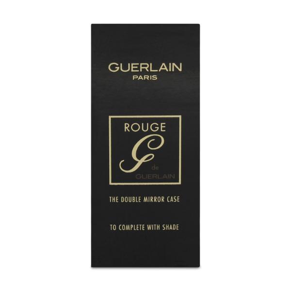 Guerlain Rouge G double mirror lipstick case Pied de Poule (British brand)