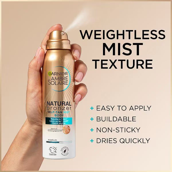 Garnier Ambre Solaire Medium Self Tan Mist 150ml, UK version